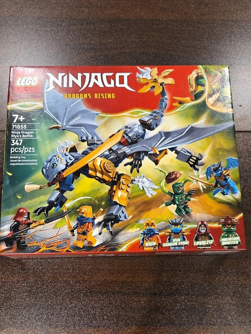 LEGO Ninja Dragon Riyu's Battle NINJAGO Set 71855 347 Pieces